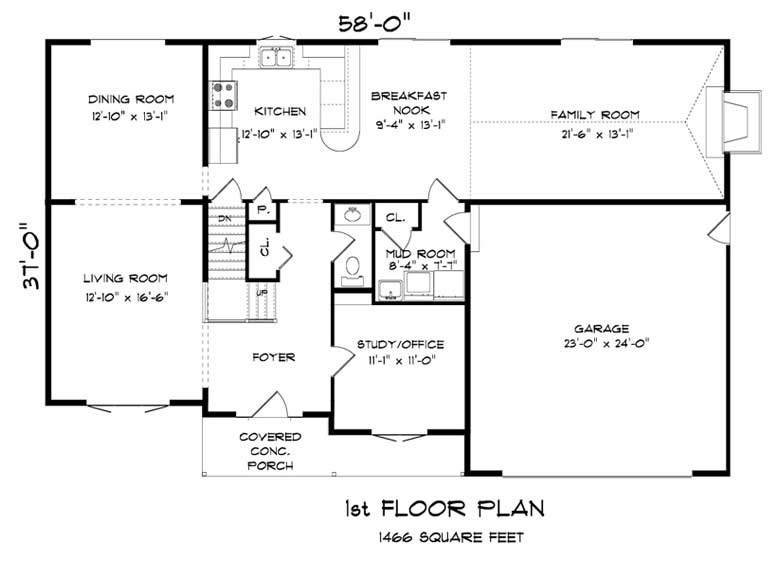 Normandy 4 Bedroom Floor Plan